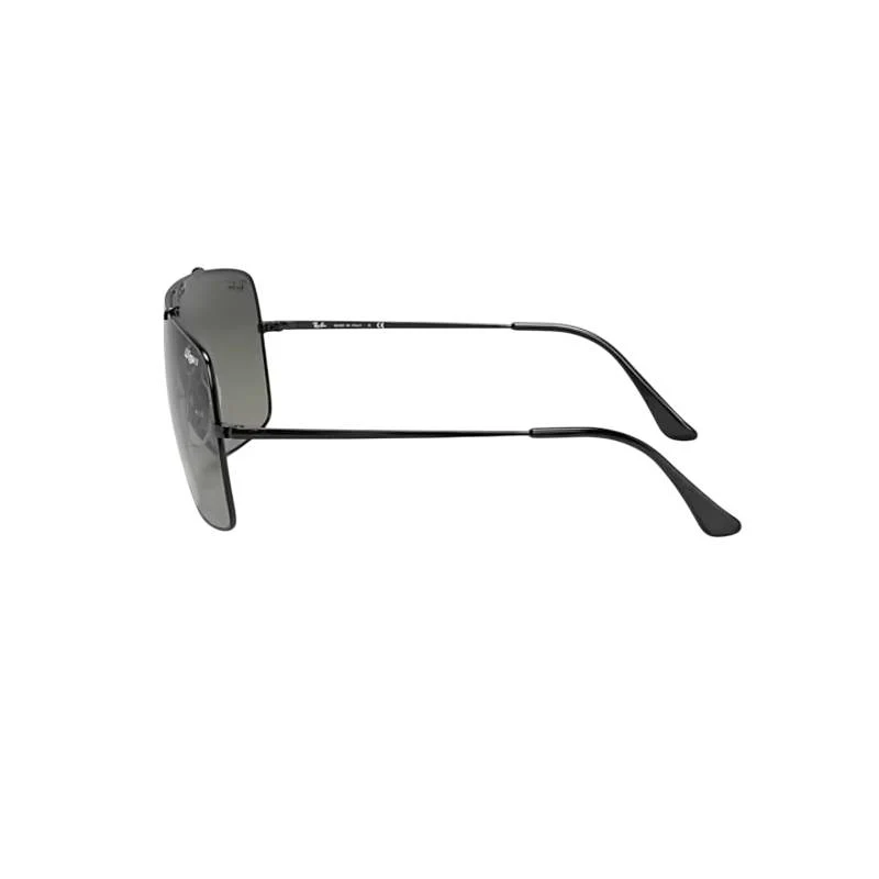 Ray-Ban Wings II 0RB369711/35 Unisex Square Gradient Sunglass - Black/Gray - Image 2