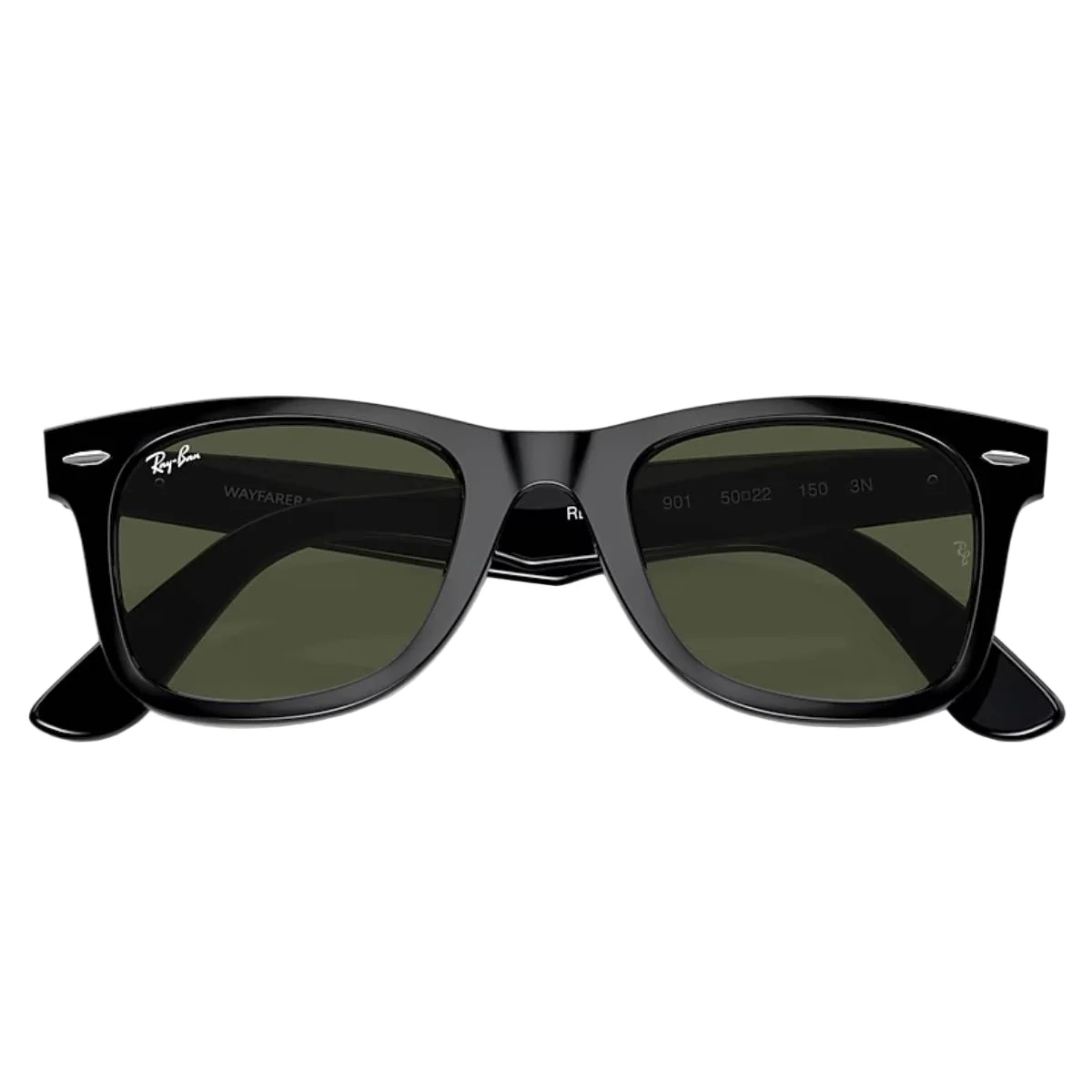 Ray-Ban Wayfarer RB2140/90154 Women's Square Solid Color Sunglasses - Image 5