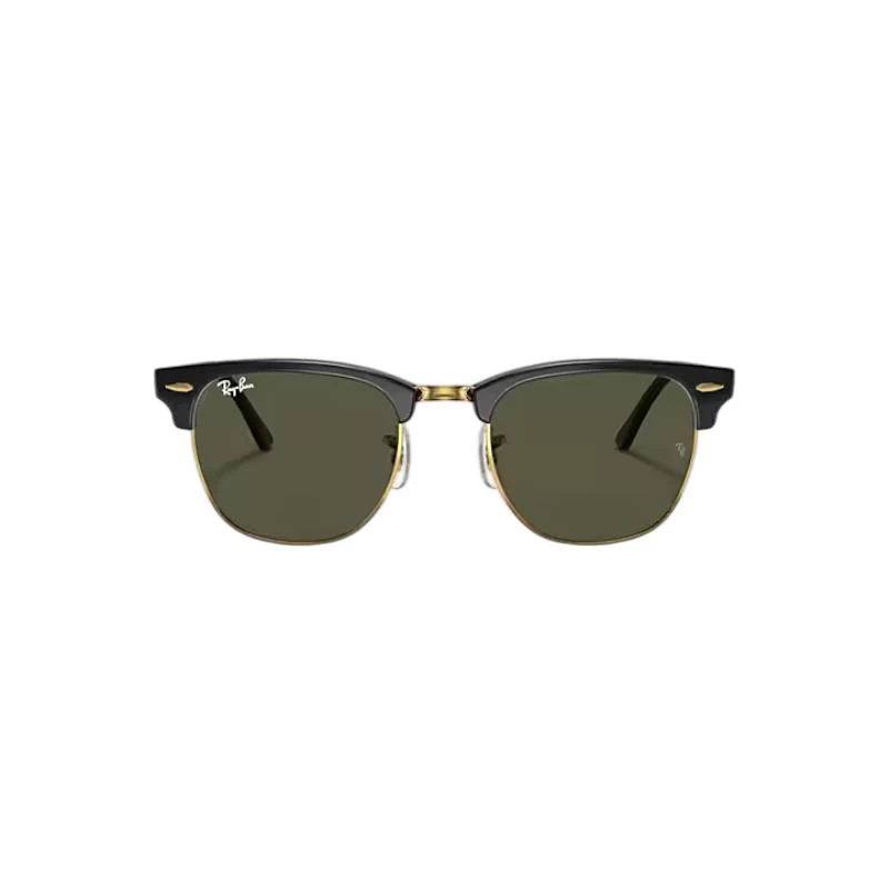 Ray-Ban Clubmaster Classic RB3016W0365 Unisex Square Solid Color Sunglasses - Image 2