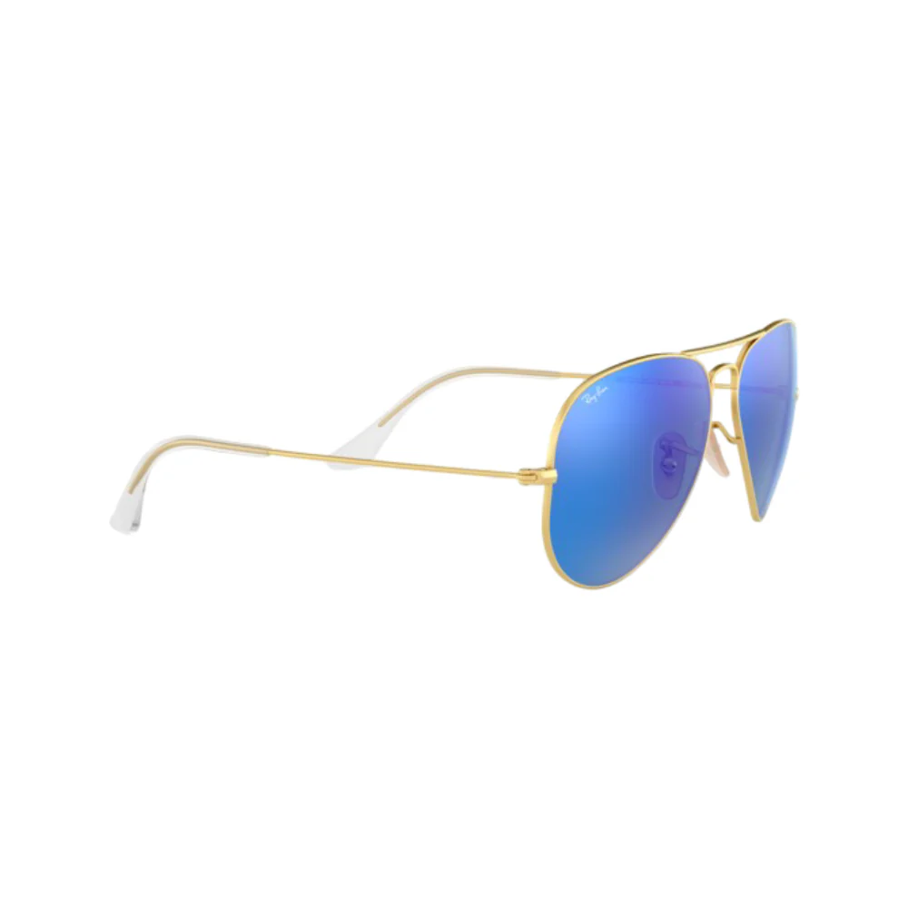 Ray-Ban RB3025 Unisex Aviator Solid Color Mirror Sunglasses - Image 3
