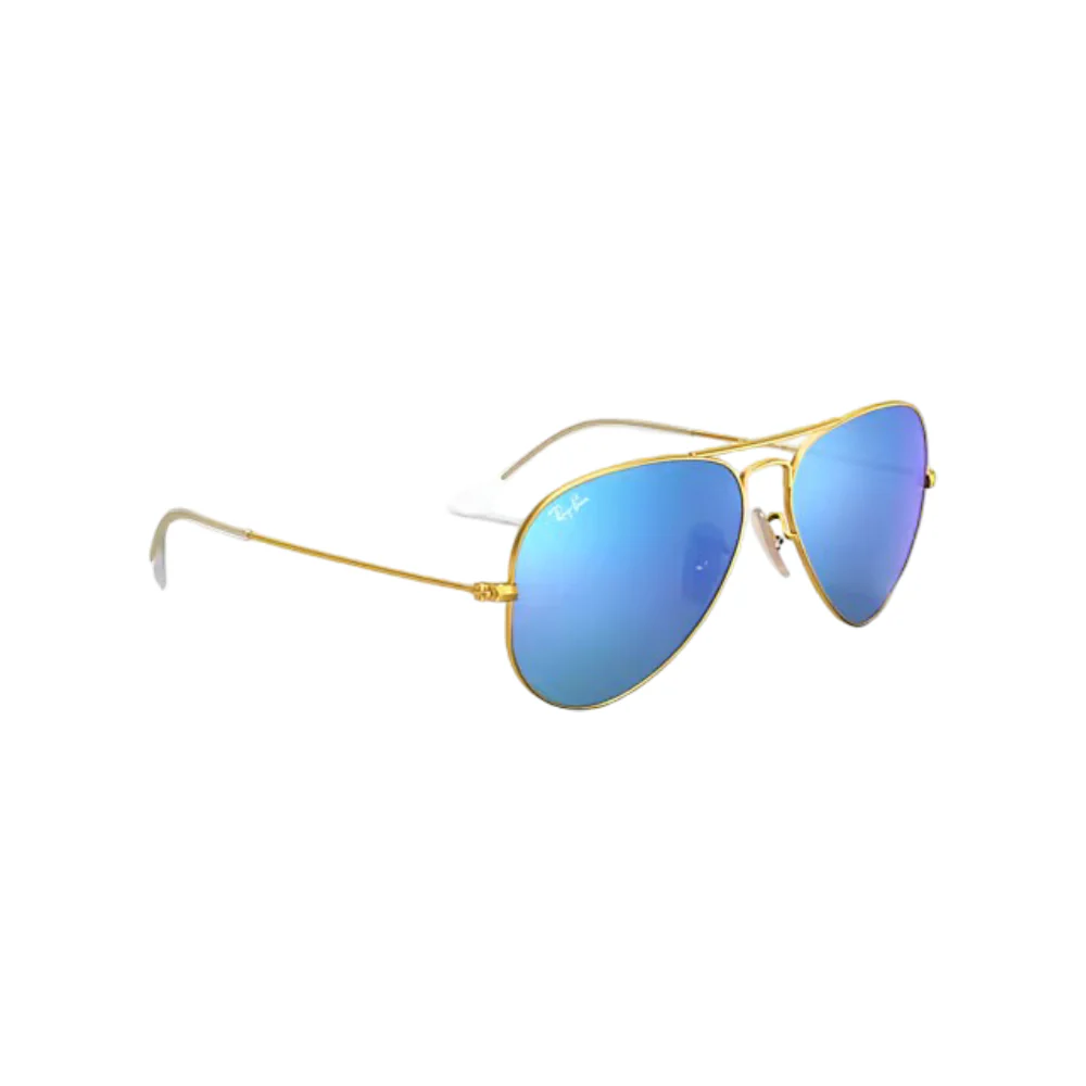 Ray-Ban RB3025 Unisex Aviator Solid Color Mirror Sunglasses - Image 4