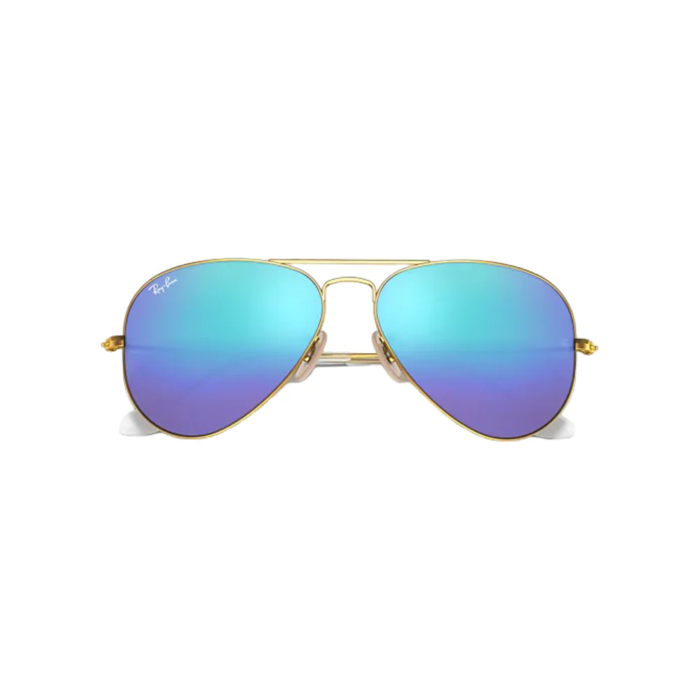 Ray-Ban RB3025 Unisex Aviator Solid Color Mirror Sunglasses - Image 5