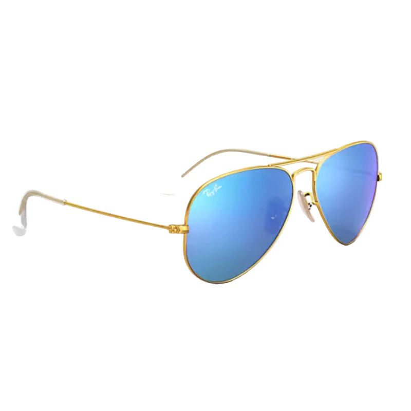 Ray-Ban RB3025112175 Men's Pilot Mirrored Sunglasses - Image 2