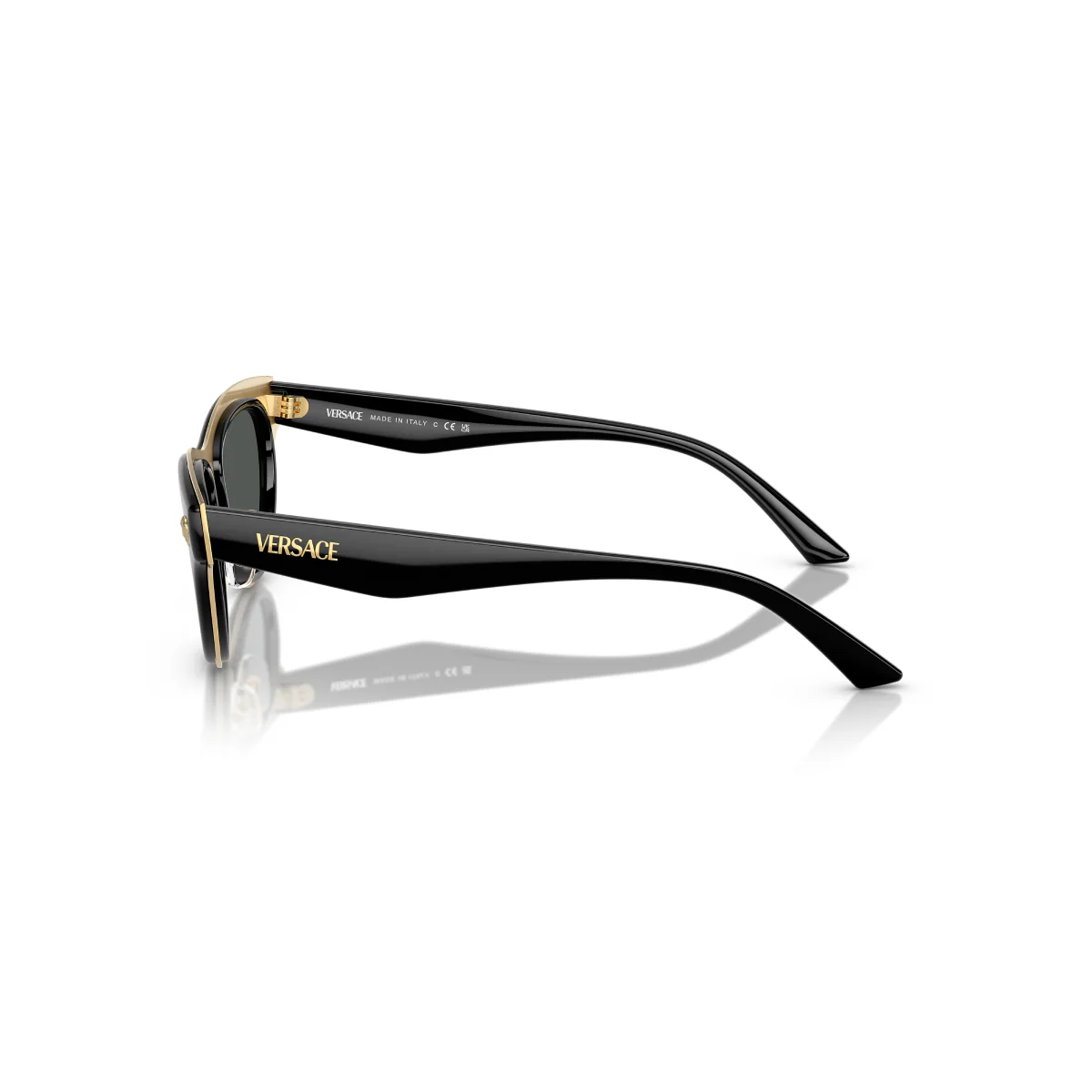 Versace VE2273 Woman's Cat eye Solid Color Sunglasses - Image 3
