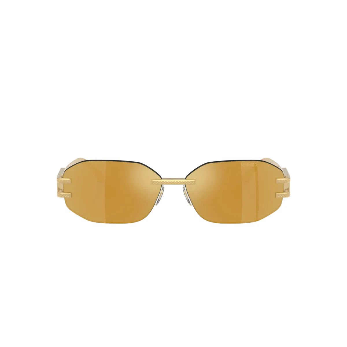 Versace Woman's VE227410027P Hexagonal Mirrored Sunglasses - Image 2