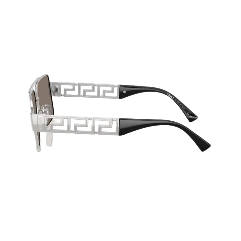 Versace VE2290 Men's Rectangular Solid Color Sunglasses - Image 3