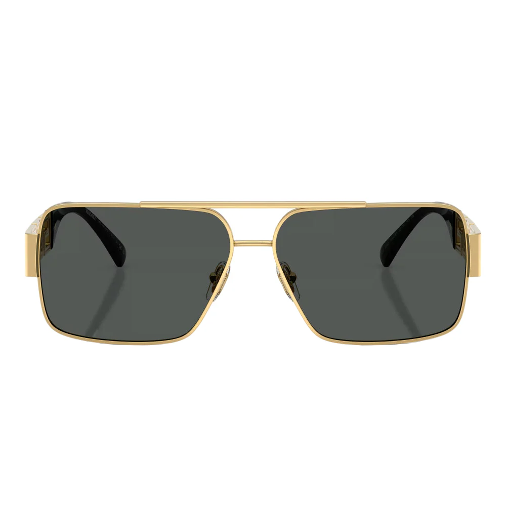 Versace VE2290 Men's Rectangular Solid Color Sunglasses - Image 2
