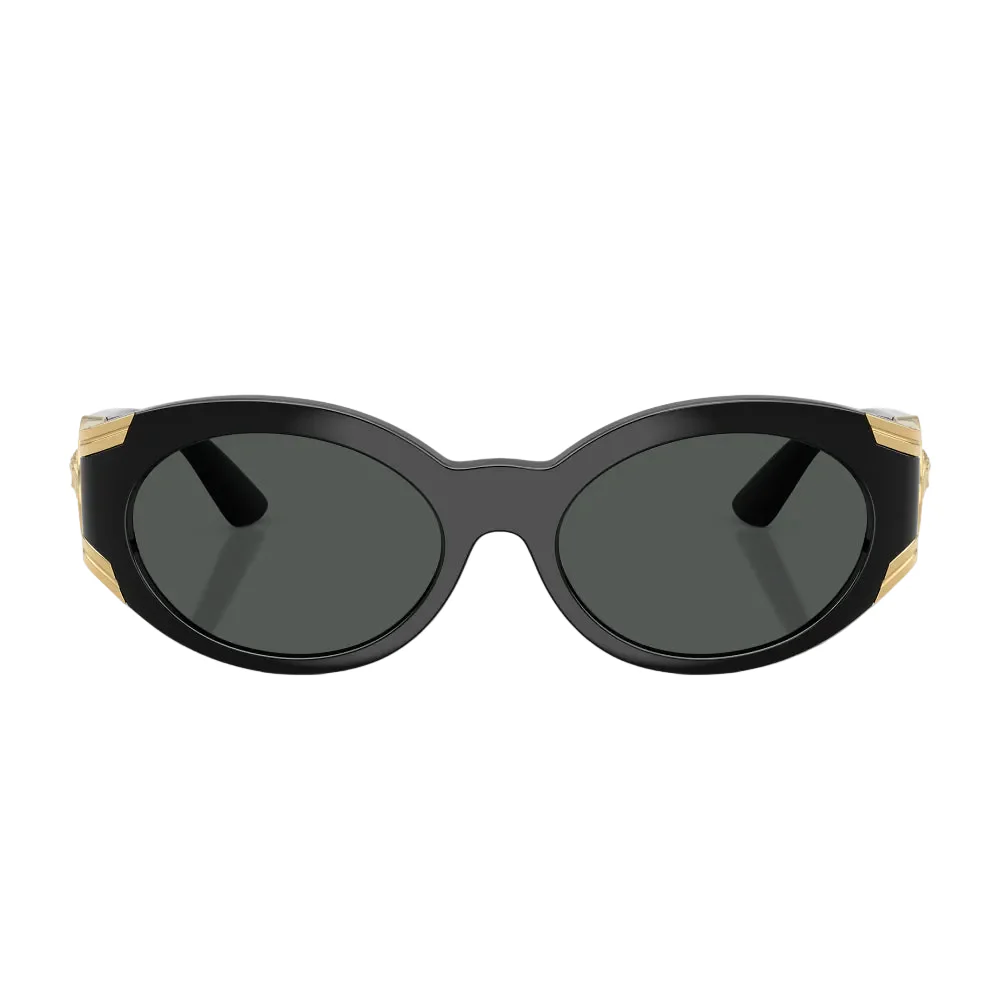 Versace VE4503U Women's Oval Solid Color Sunglasses - Image 2