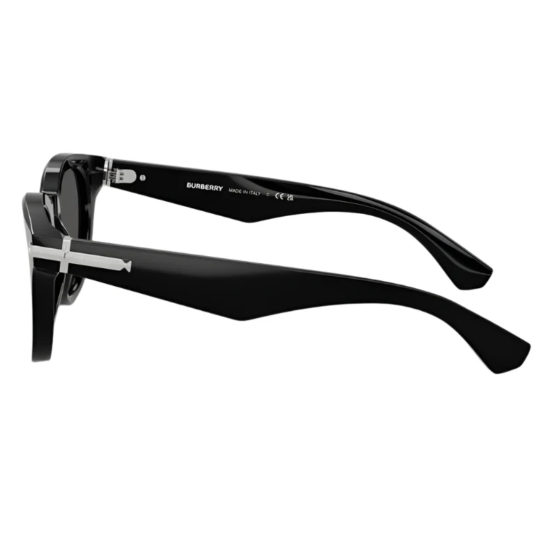 Burberry BE4439300187 Men's Round Solid Color Sunglasses - Image 4