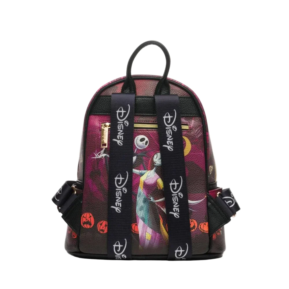 WondaPop Disney Nightmare Before Christmas Jack and Sally 11" Mini Backpack - Red/Black - Image 4