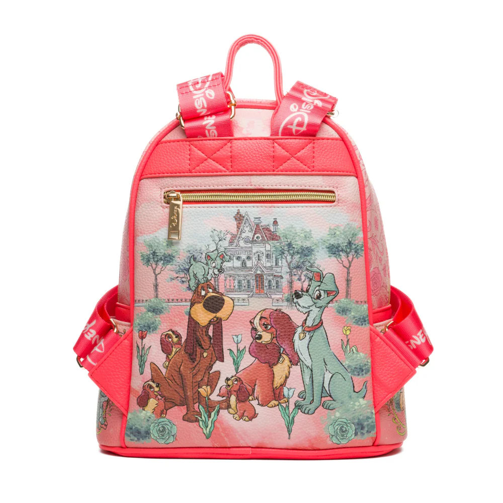 Wondapop Disney 11" Lady and the Tramp Mini Backpack - Pink - Image 3