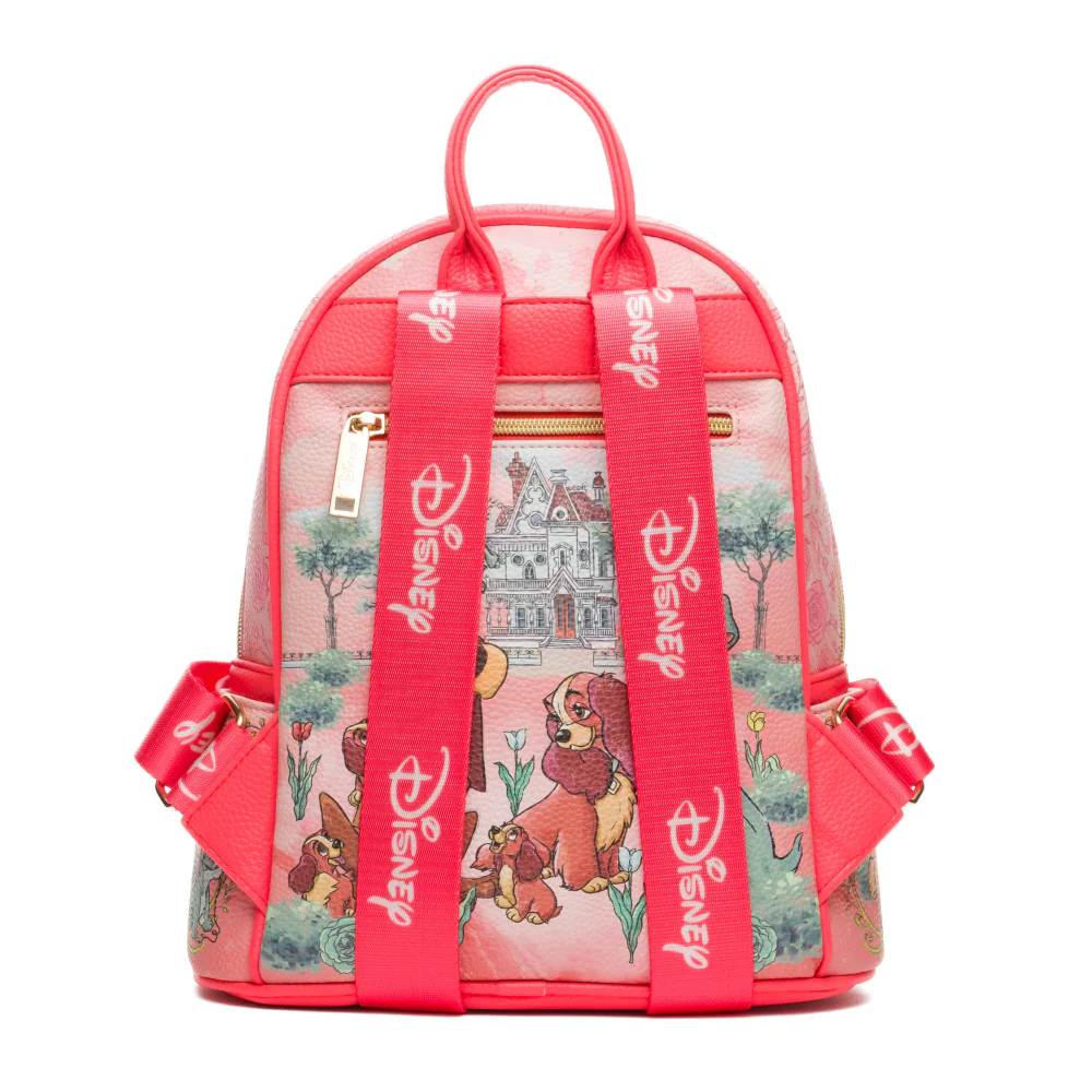Wondapop Disney 11" Lady and the Tramp Mini Backpack - Pink - Image 4