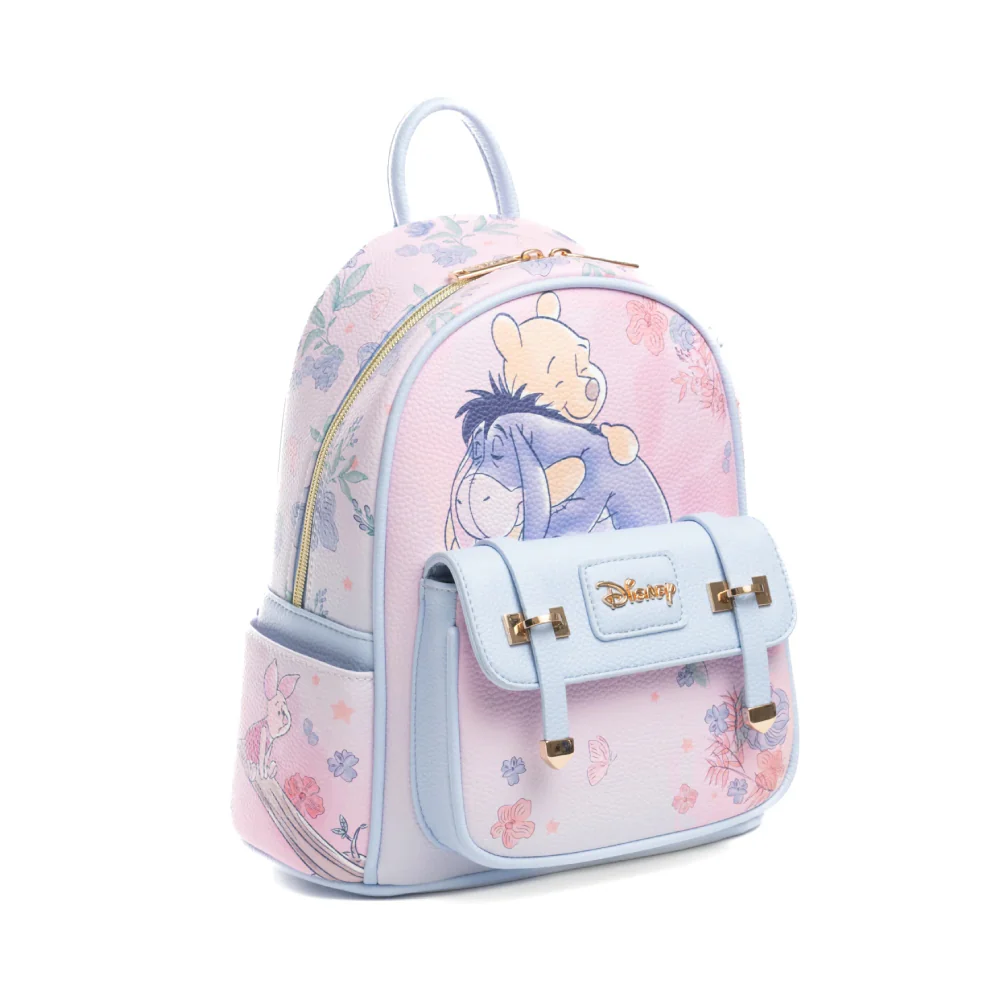 Wondapop Disney 11" Pooh and Eeyore Mini Backpack - Pink - Image 2