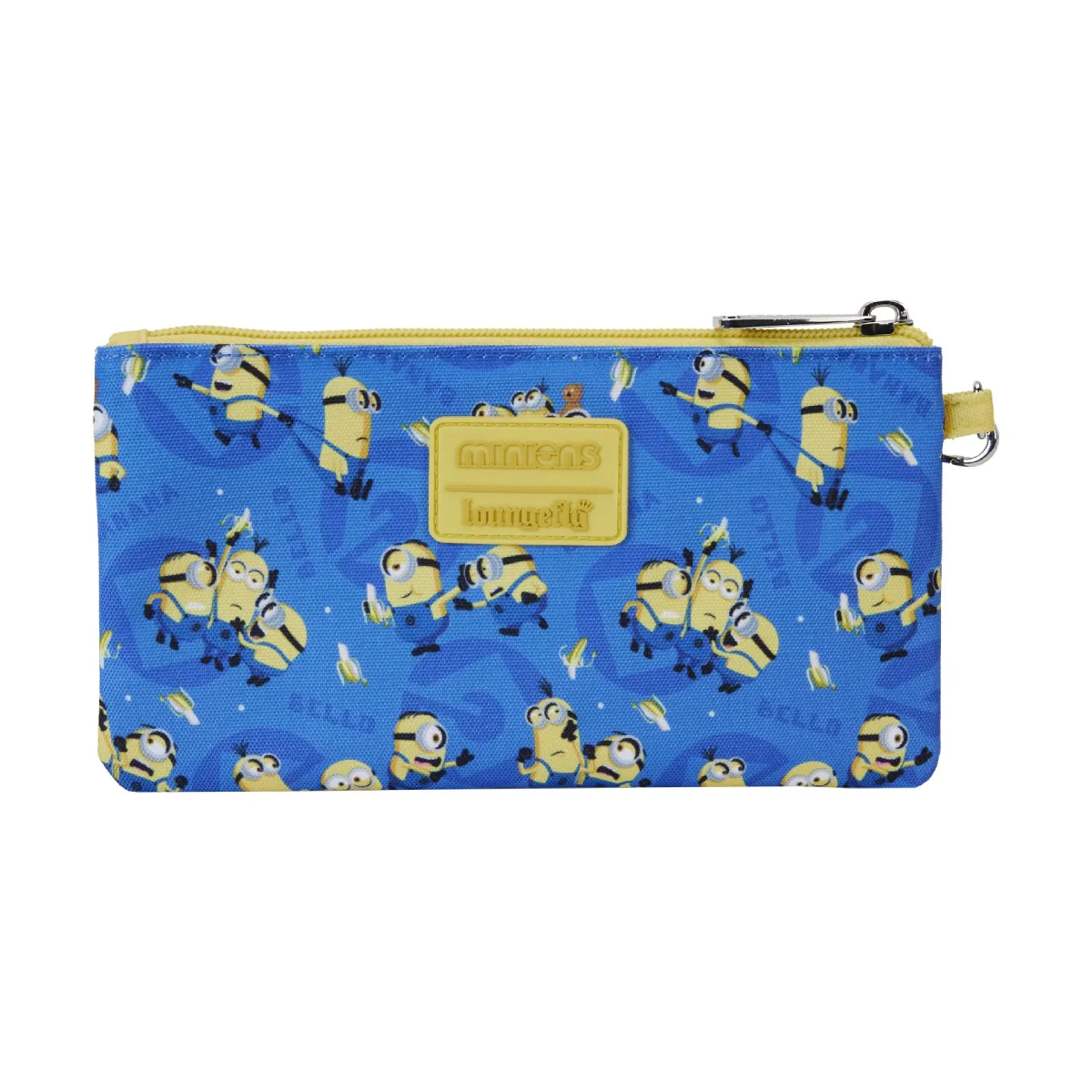 Loungefly Despicable Me Minions All-Over Print Zipper Pouch Wristlet - Blue - Image 3