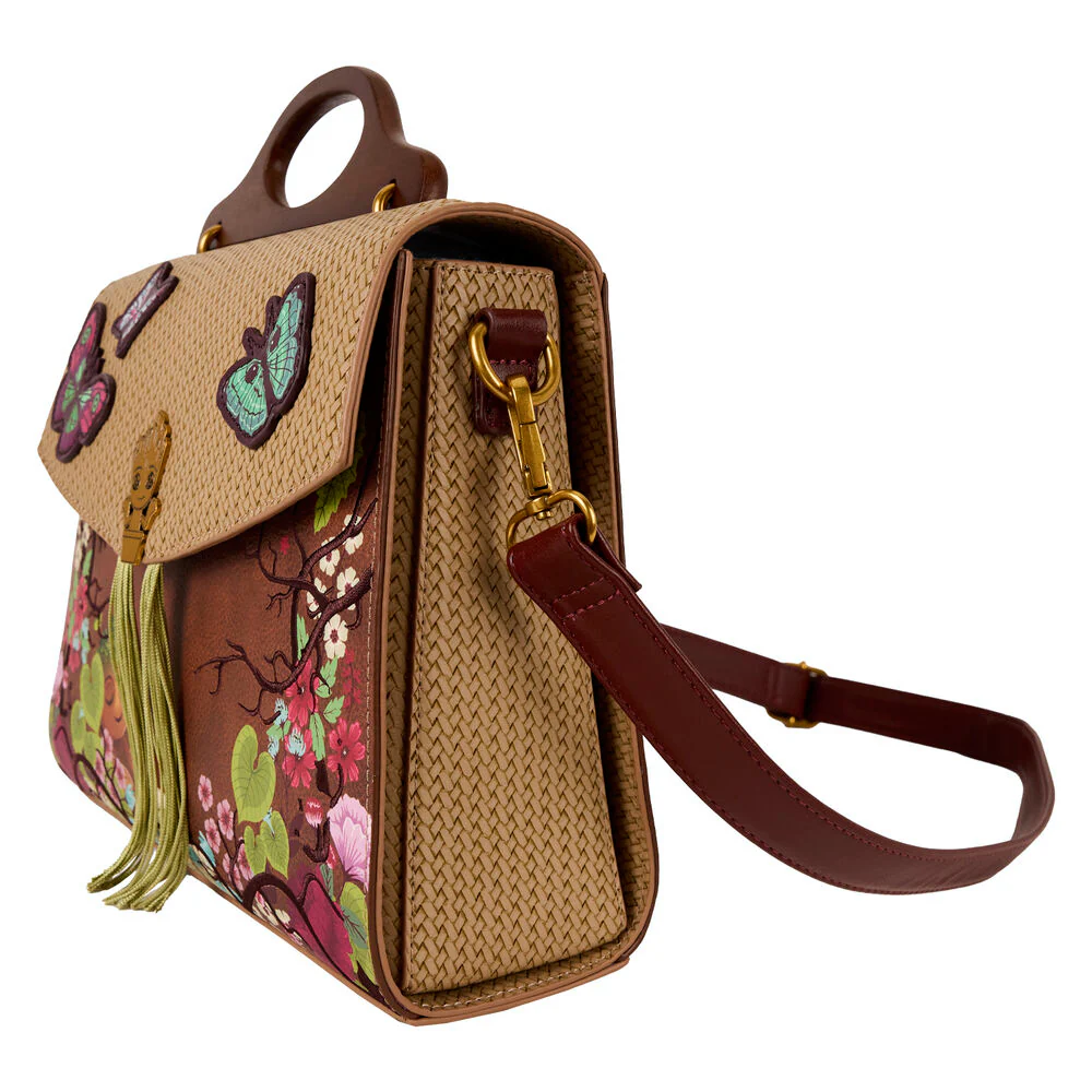 Loungefly Marvel Guardians of the Galaxy Floral Groot Crossbody Bag - Brown - Image 2