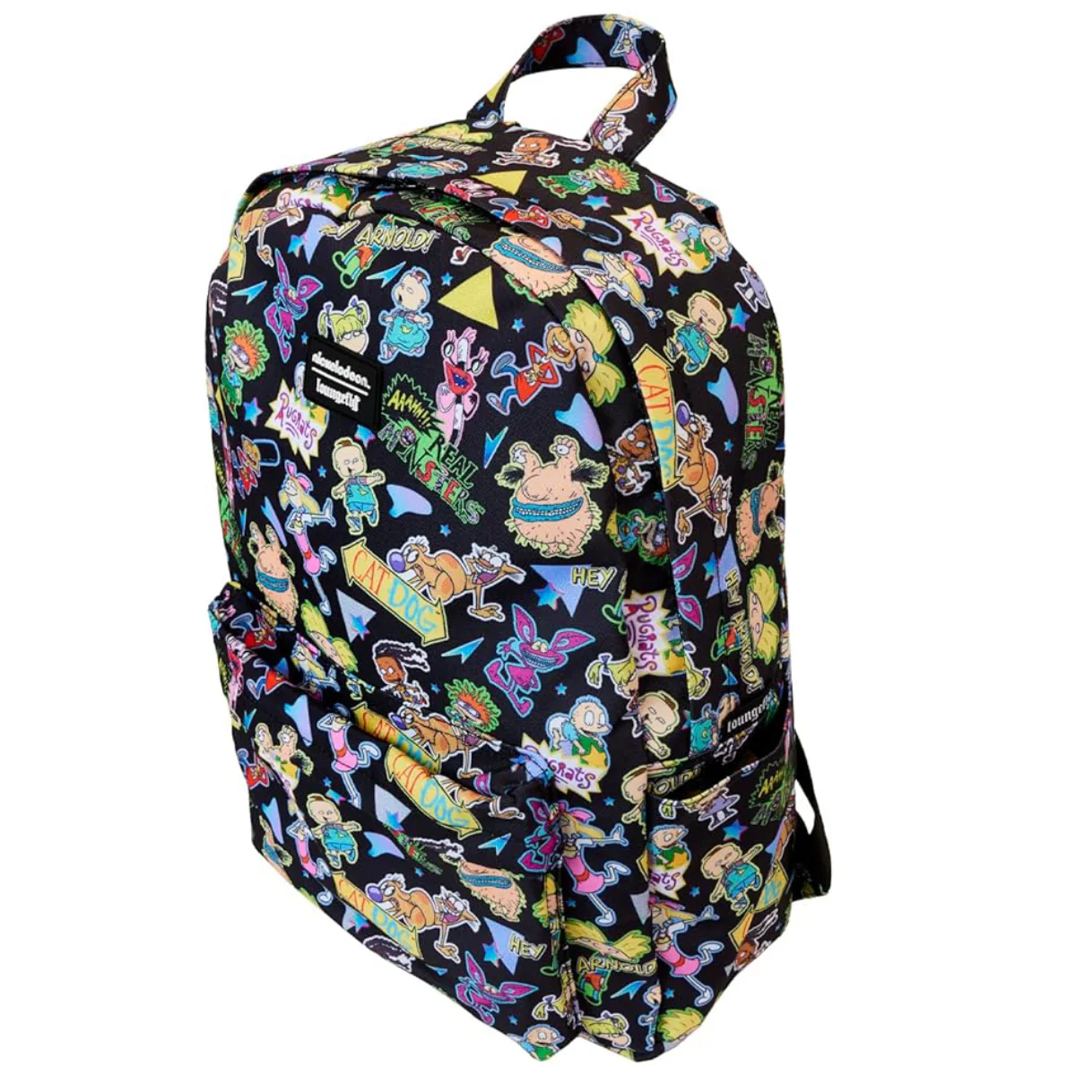 Loungefly Nickelodeon Character All-Over Print Backpack with Adjustable Strap - Image 2