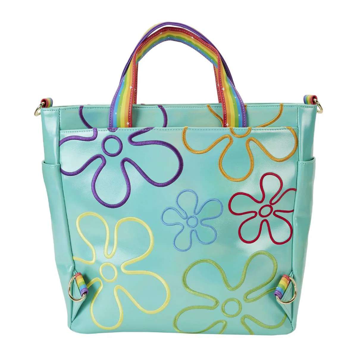 Loungefly Nickelodeon Spongebob Squarepants 25th Anniversary Convertible Tote Bag - Blue - Image 3