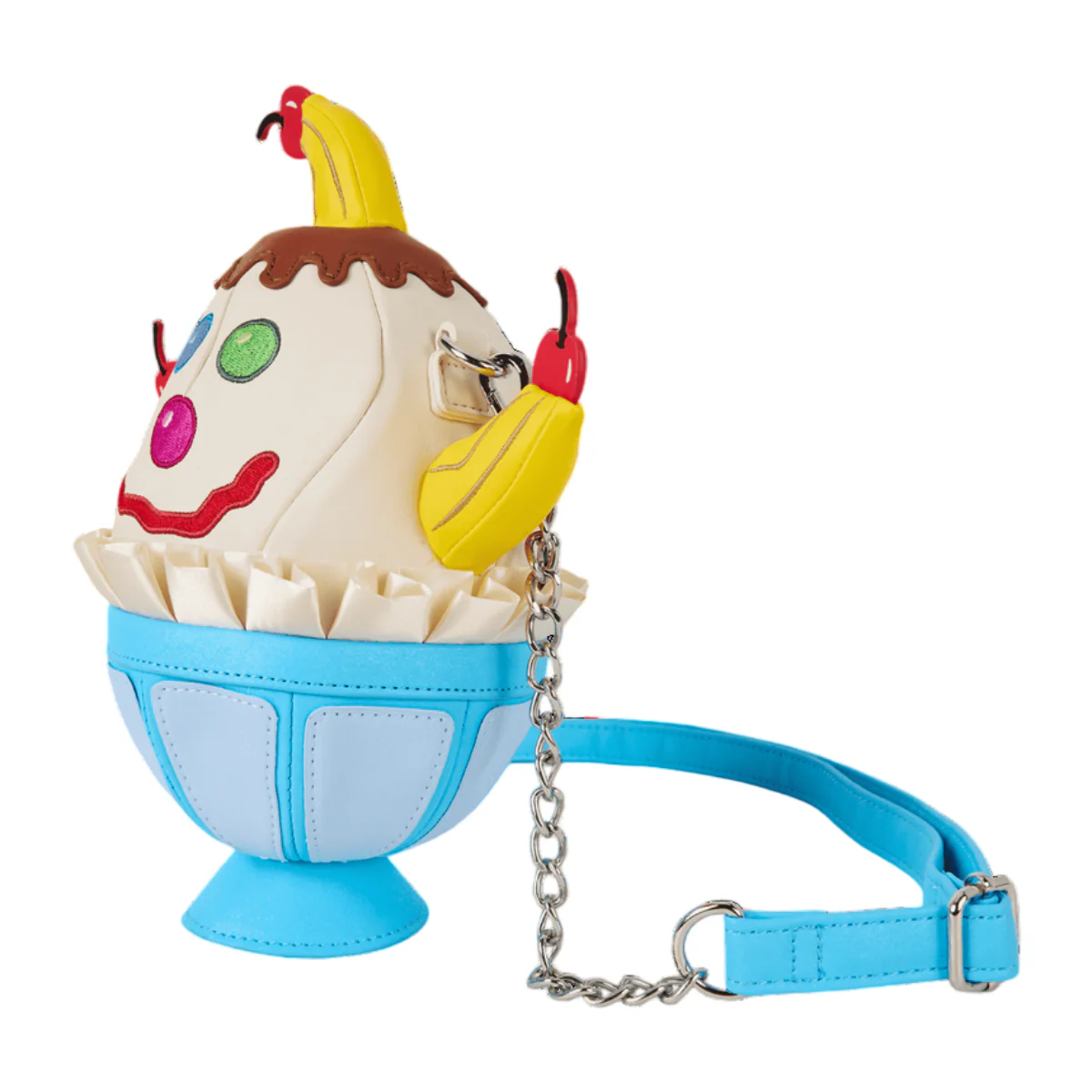 Loungefly SpongeBob Squarepants Goofy Goober Ice Cream Sundae Figural Crossbody Bag with Adjustable Strap - Image 2