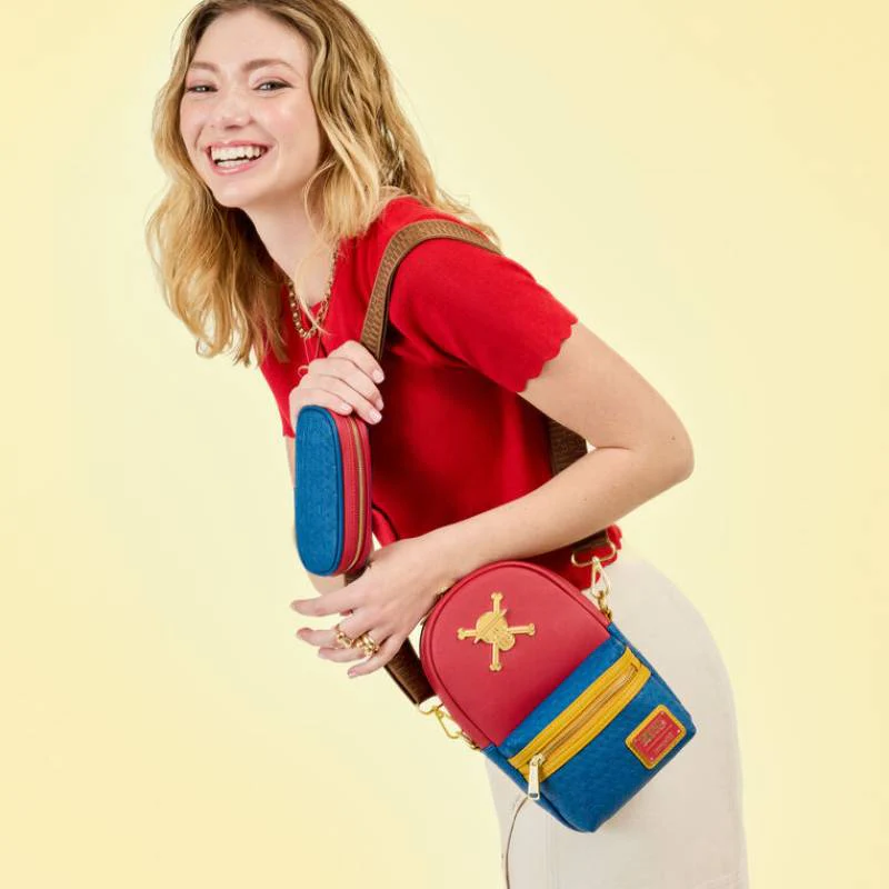 Loungefly One Piece Convertible Sling Crossbody Bag with Coin Bag - Image 4