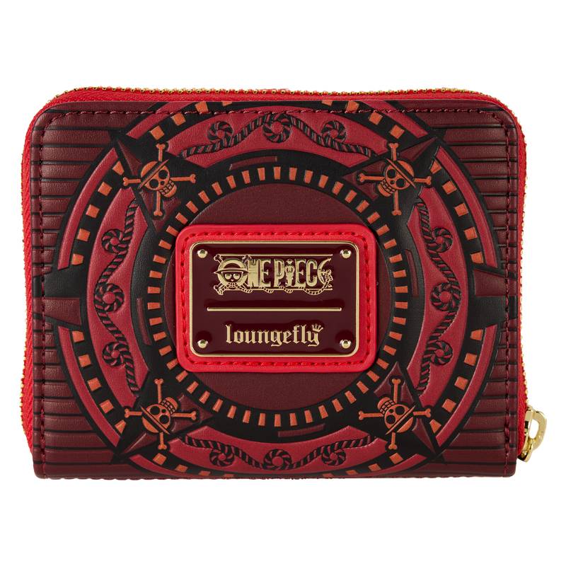 Loungefly One Piece Luffy Zip Around Wallet - Red - Image 2