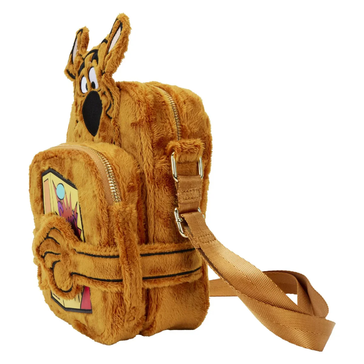 Loungefly Warner Brothers Scooby-Doo Cosplay Shoulder Bag with Adjustable Strap - Brown - Image 3