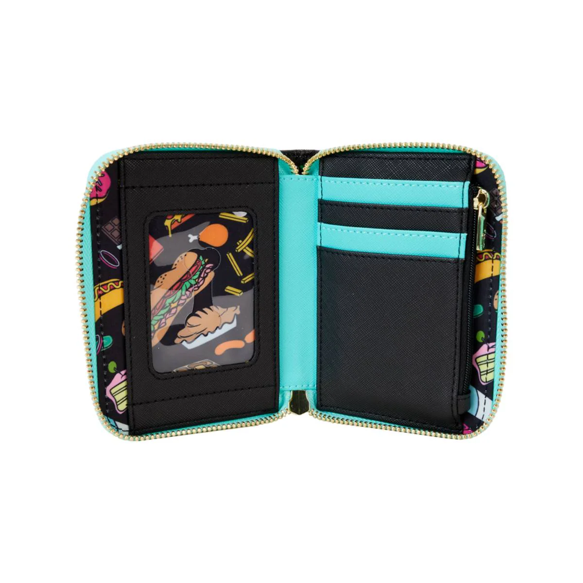 Loungefly Scooby Doo Snacks Zip Around Wallet - Black - Image 3