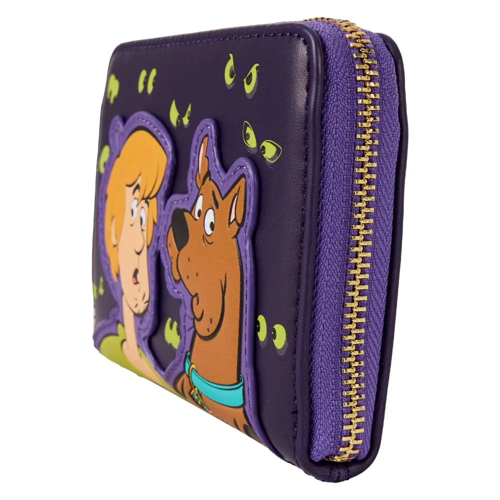 Loungefly Scooby-Doo Mystery Inc Glow Zip Around Wallet - Purple - Image 2