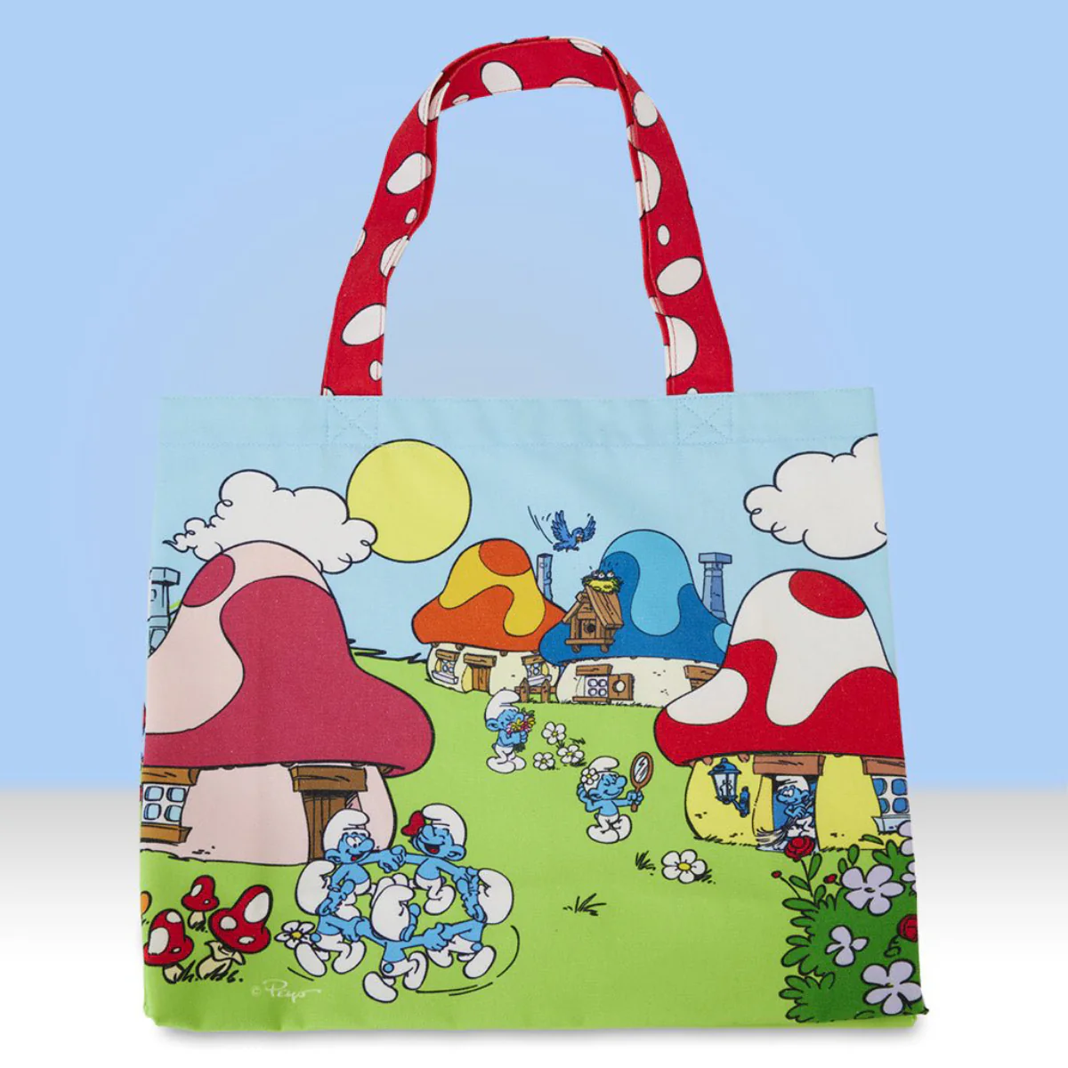 Loungefly The Smurfs Village Life Tote Bag - Image 2