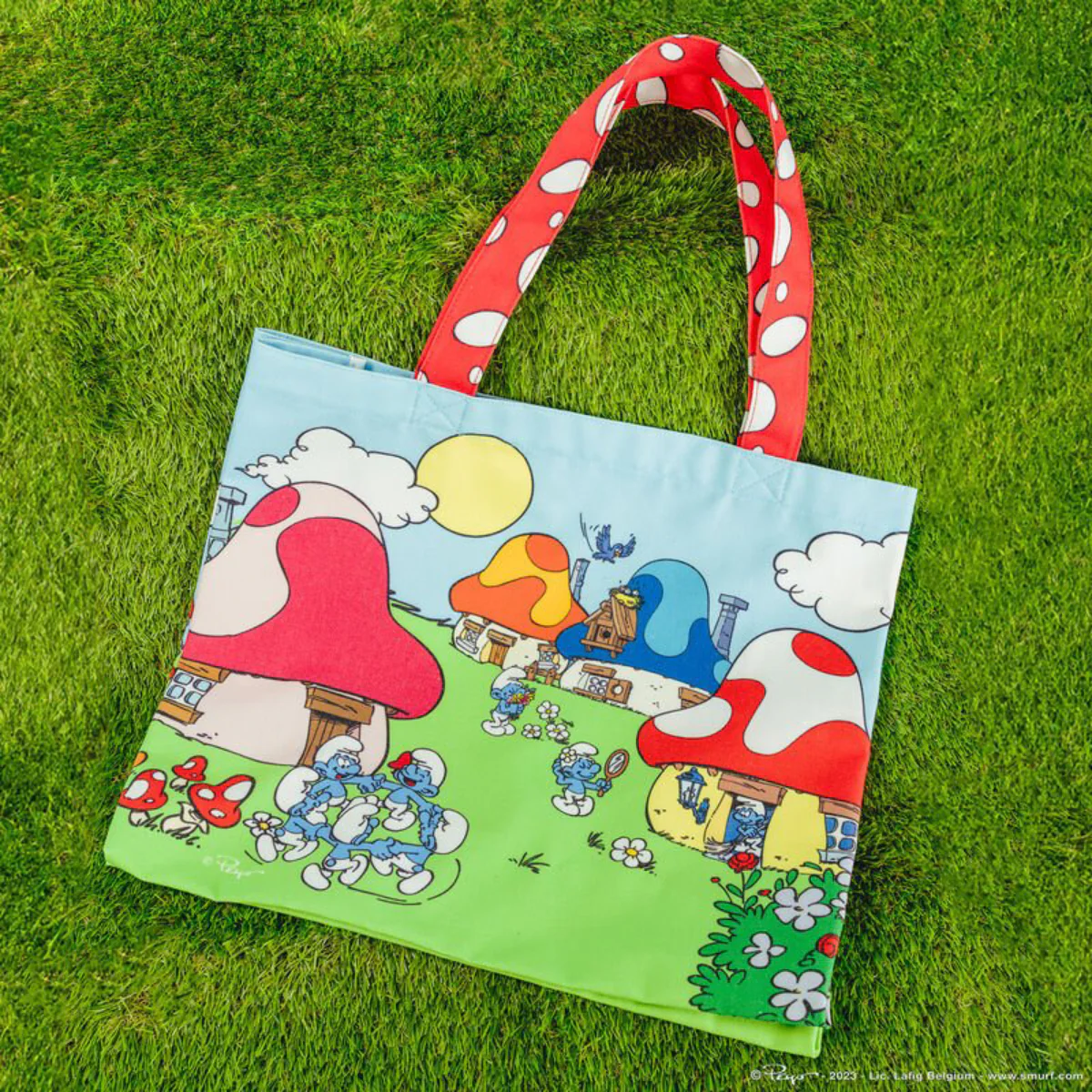 Loungefly The Smurfs Village Life Tote Bag - Image 3