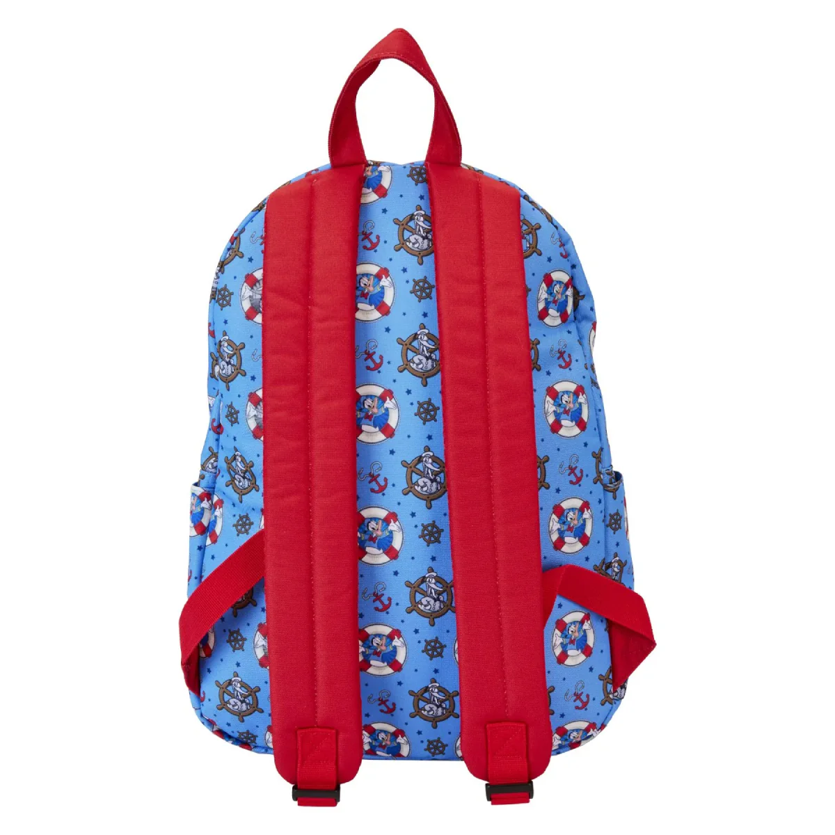 Loungefly Disney Donald Duck 90th Anniversary Backpack with Adjustable Strap - Blue/Red - Image 3