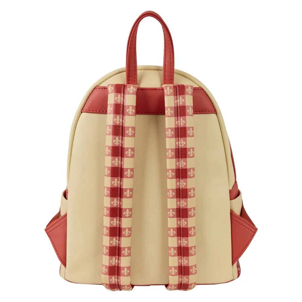 Loungefly Pixar Ratatouille Charcuterie Mini Backpack - Beige/Red - Image 3