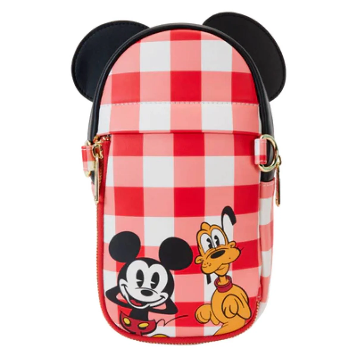 Loungefly Disney Minnie Mouse Cup Holder Crossbody Bag - Red/White - Image 3