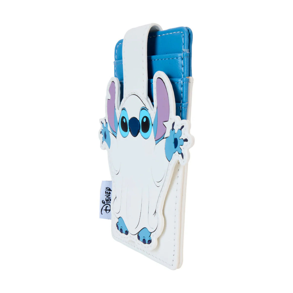 Loungefly Disney Stitch Ghost Card Holder - White/Blue - Image 2