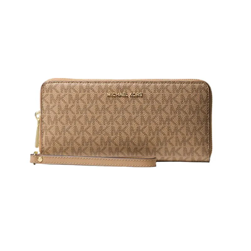 Michael Kors One Size Large Logo Continental Wallet - Beige