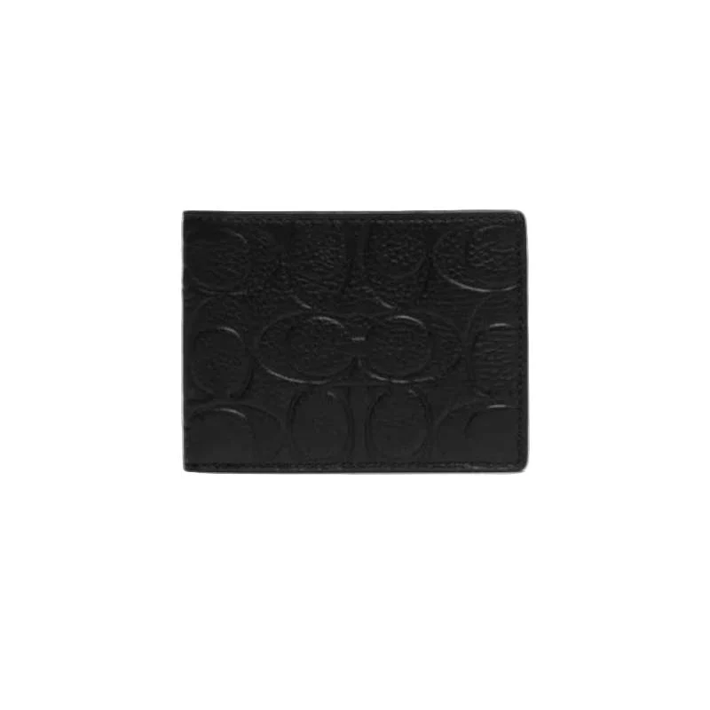 Coach Slim Billfold Wallet - Black