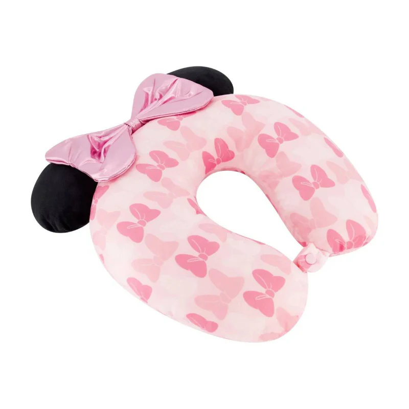 Disney Minnie Mouse 3D Ears and Bow Travel Pillow - Pink - Image 2