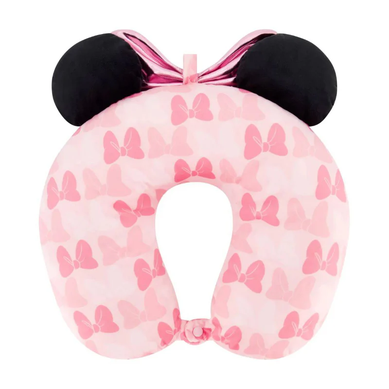 Disney Minnie Mouse 3D Ears and Bow Travel Pillow - Pink - Image 3