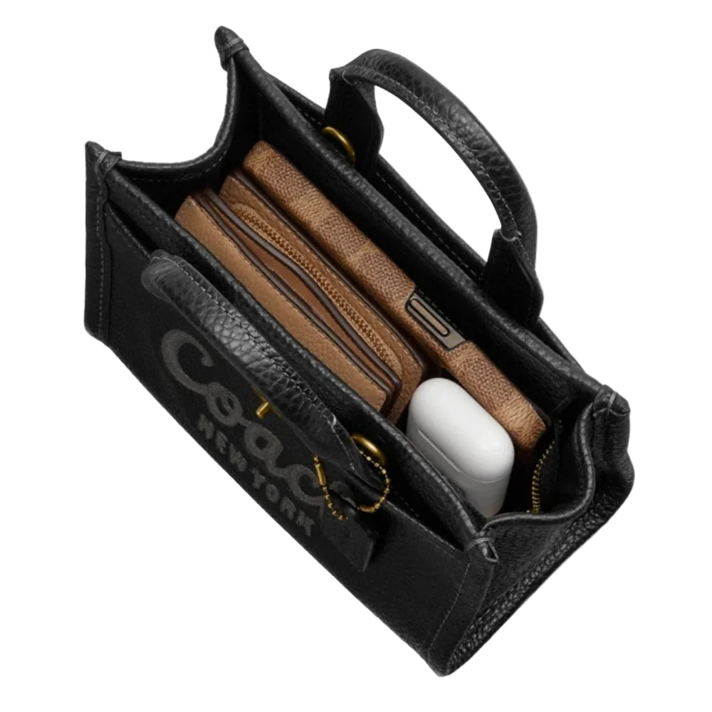 Coach Cargo 20 Tote Bag with Detachable Strap - Black - Image 2