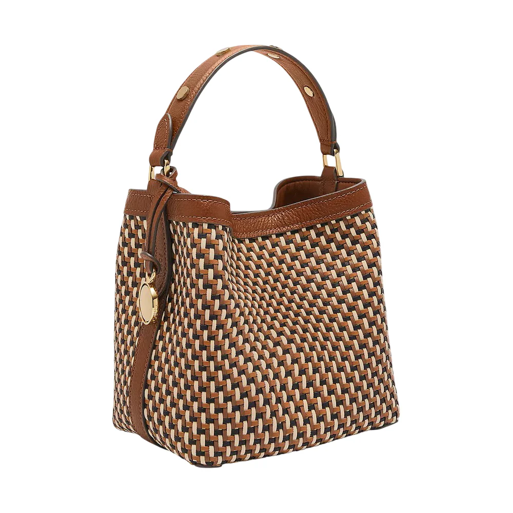 Fossil Jessie Small Bucket Crossbody Bag - Brown - Image 3