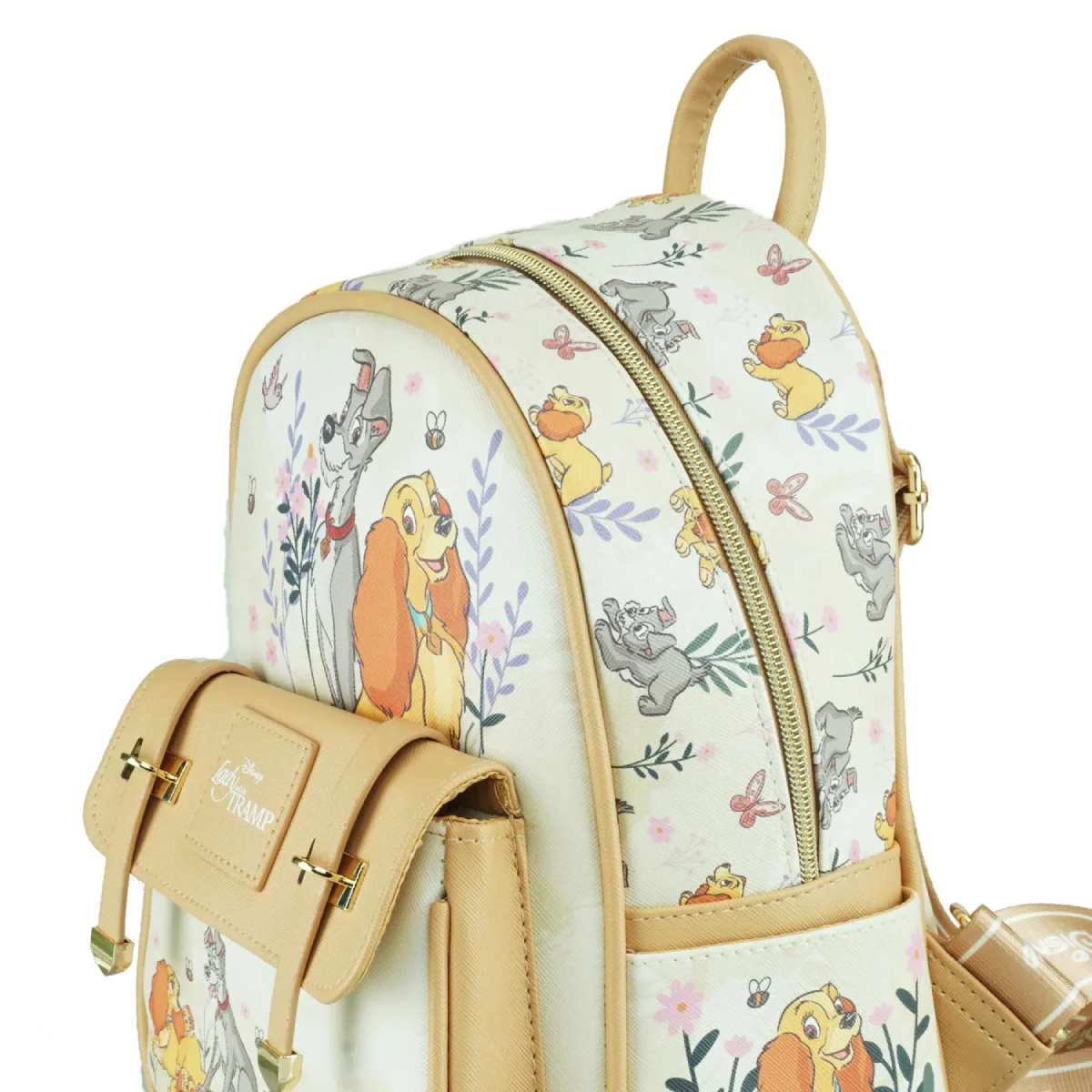 Wondapop Disney Lady And The Tramp Mini Backpack - Beige - Image 3