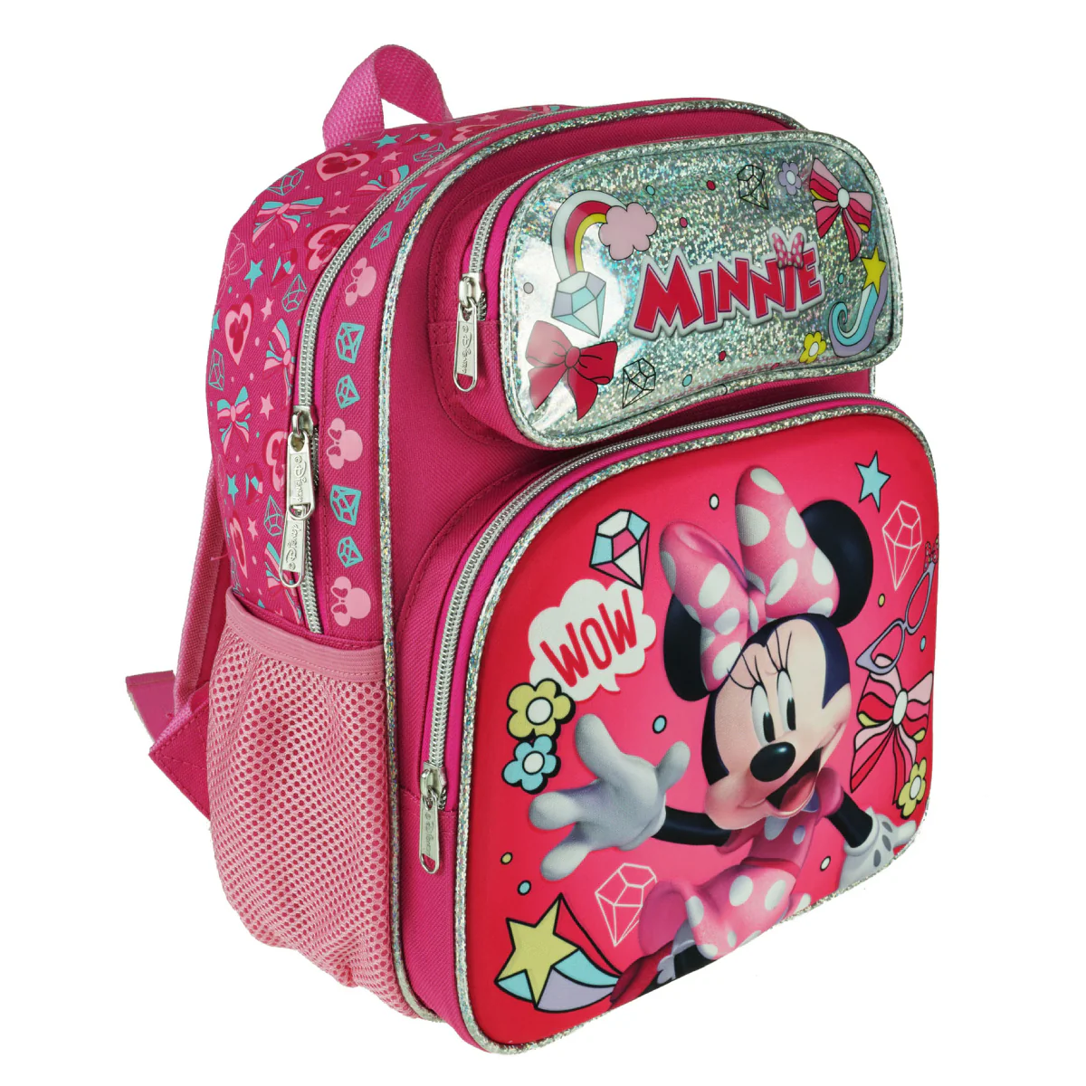 Disney Minnie Mouse Molded 3D Backpack - Pink - Image 2
