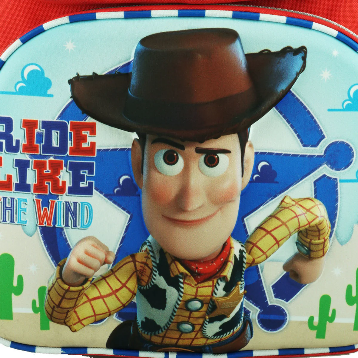 Disney Toy Story Woody Molded 3D Backpack - Red/Blue - Image 2