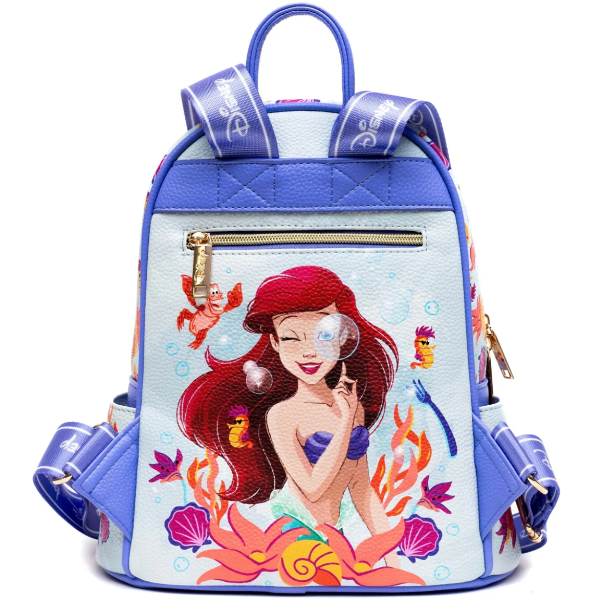 Disney The Little Mermaid Mini Backpack - Blue - Image 4