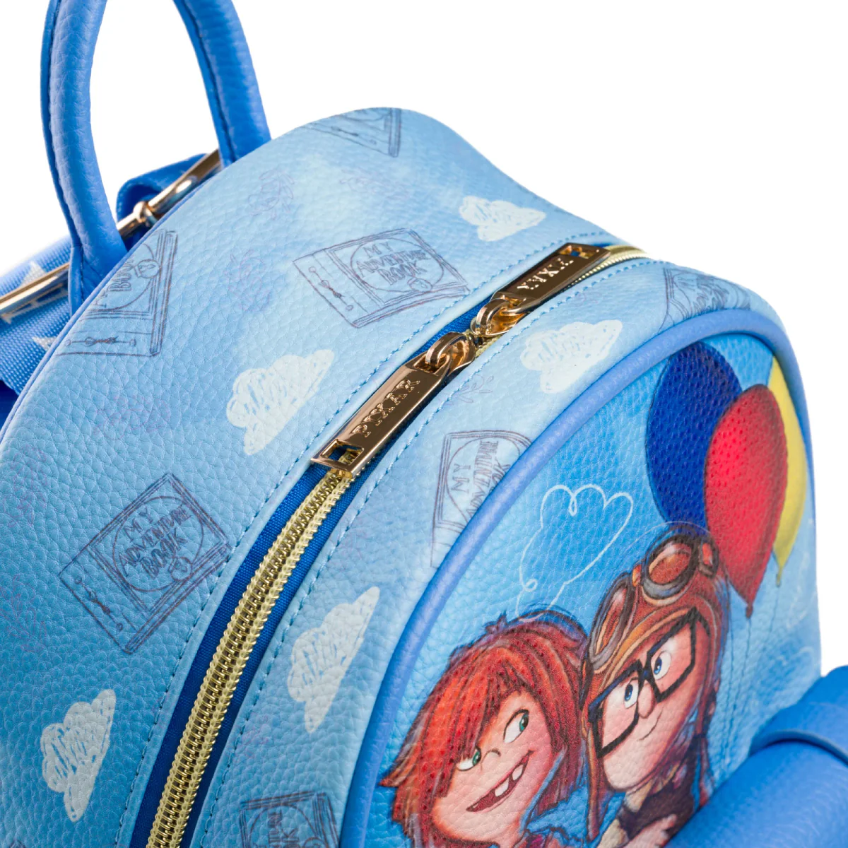 Wondapop Disney Pixar UP Carl and Ellie Mini Backpack - Blue - Image 4