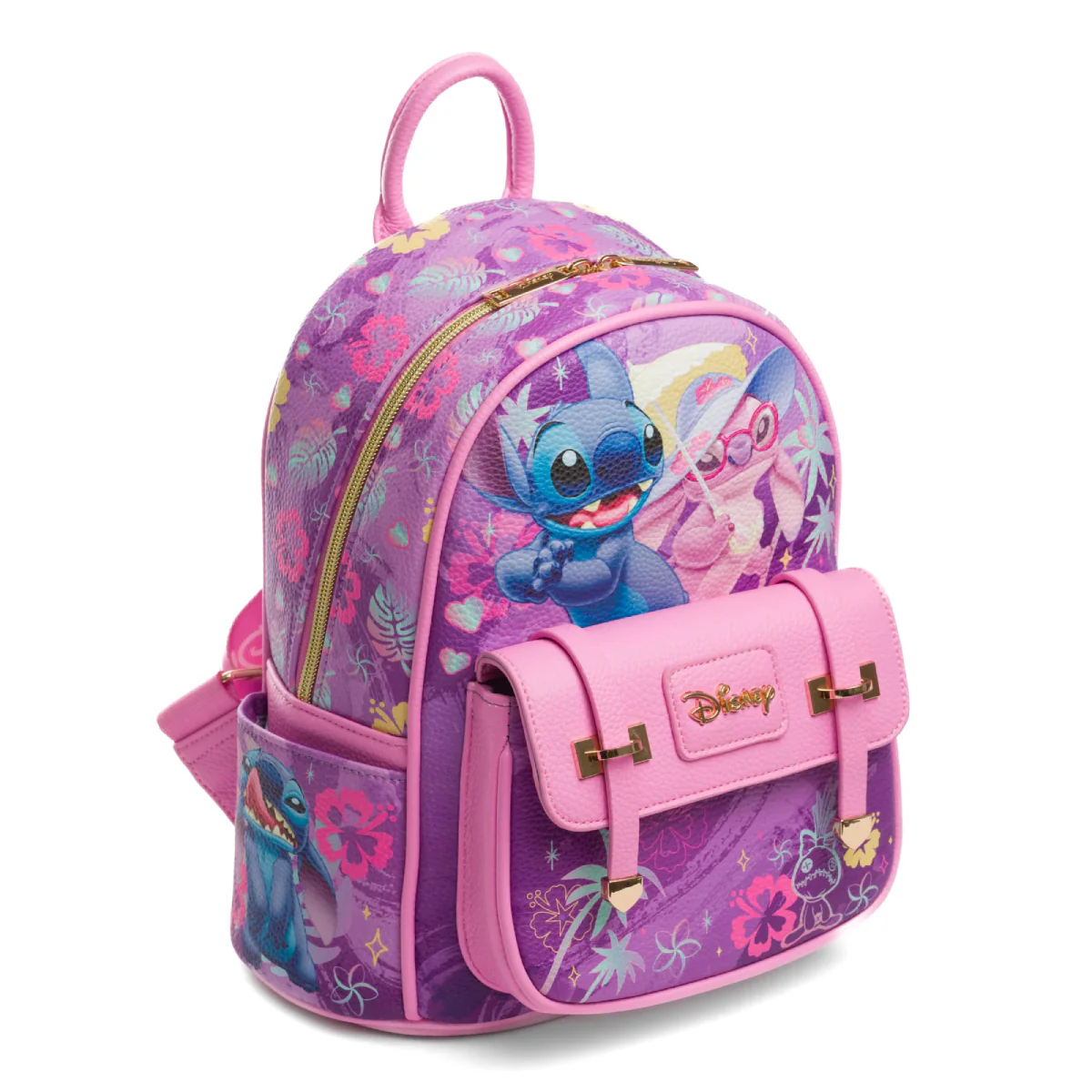 Disney Lilo and Stitch Mini Backpack - Purple/Pink - Image 2