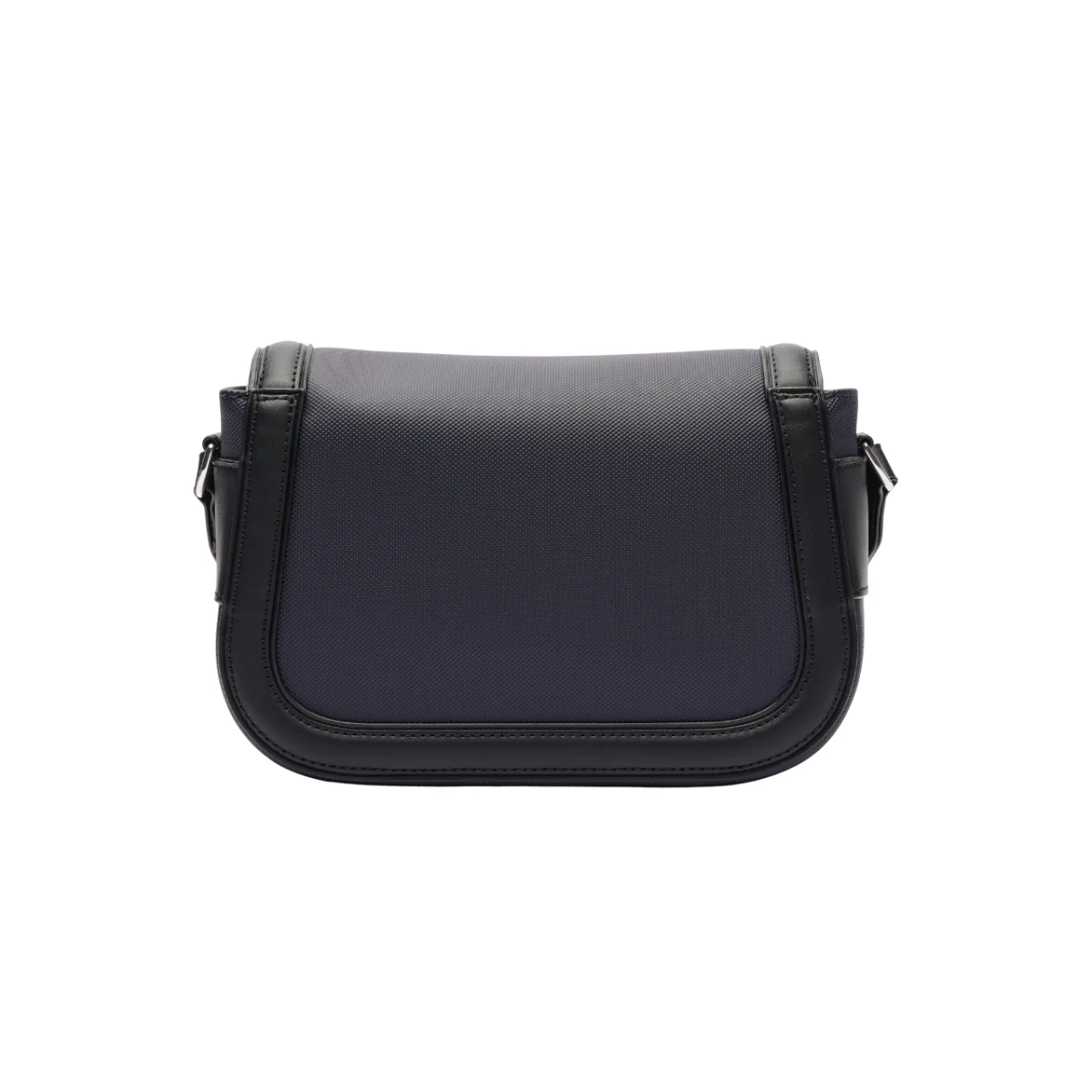 Lacoste Nilly Petit Women's Piqué Flap Close Bag with Handy Pockets - Blue/Black - Image 5
