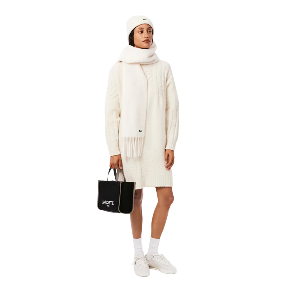 Lacoste Small Heritage Tote Bag - Black - Image 3