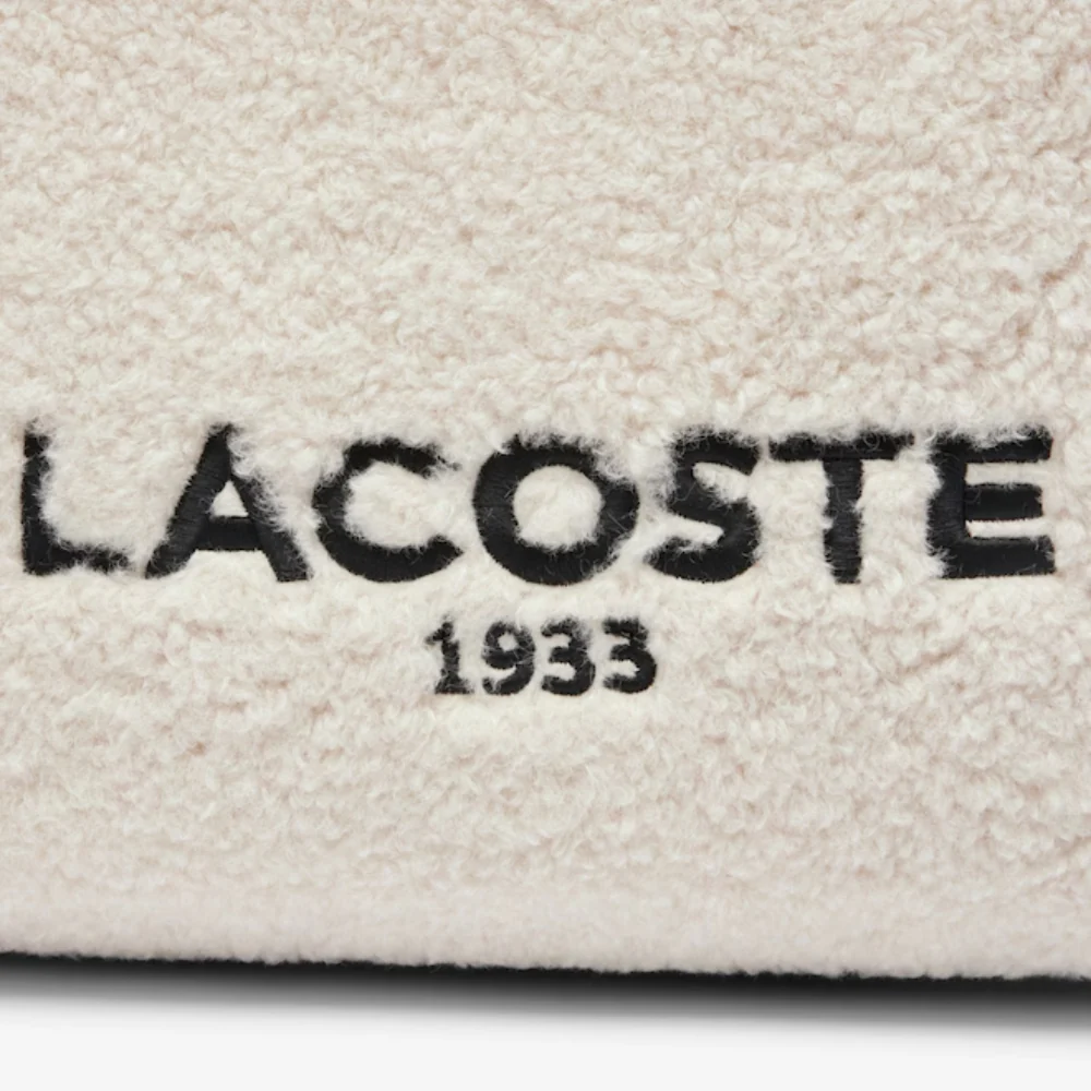 Lacoste Small Heritage Tote Bag with Adjustable Strap - White/Black - Image 5