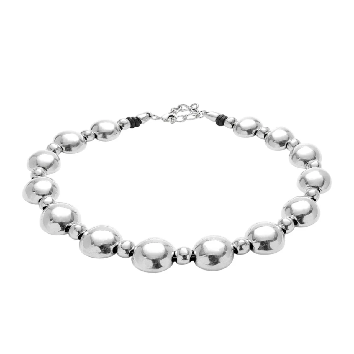 UNOde50 Ser Intrepida Unisex Beads Necklace in Sterling Silver-Plating over Metal Alloy - Image 2