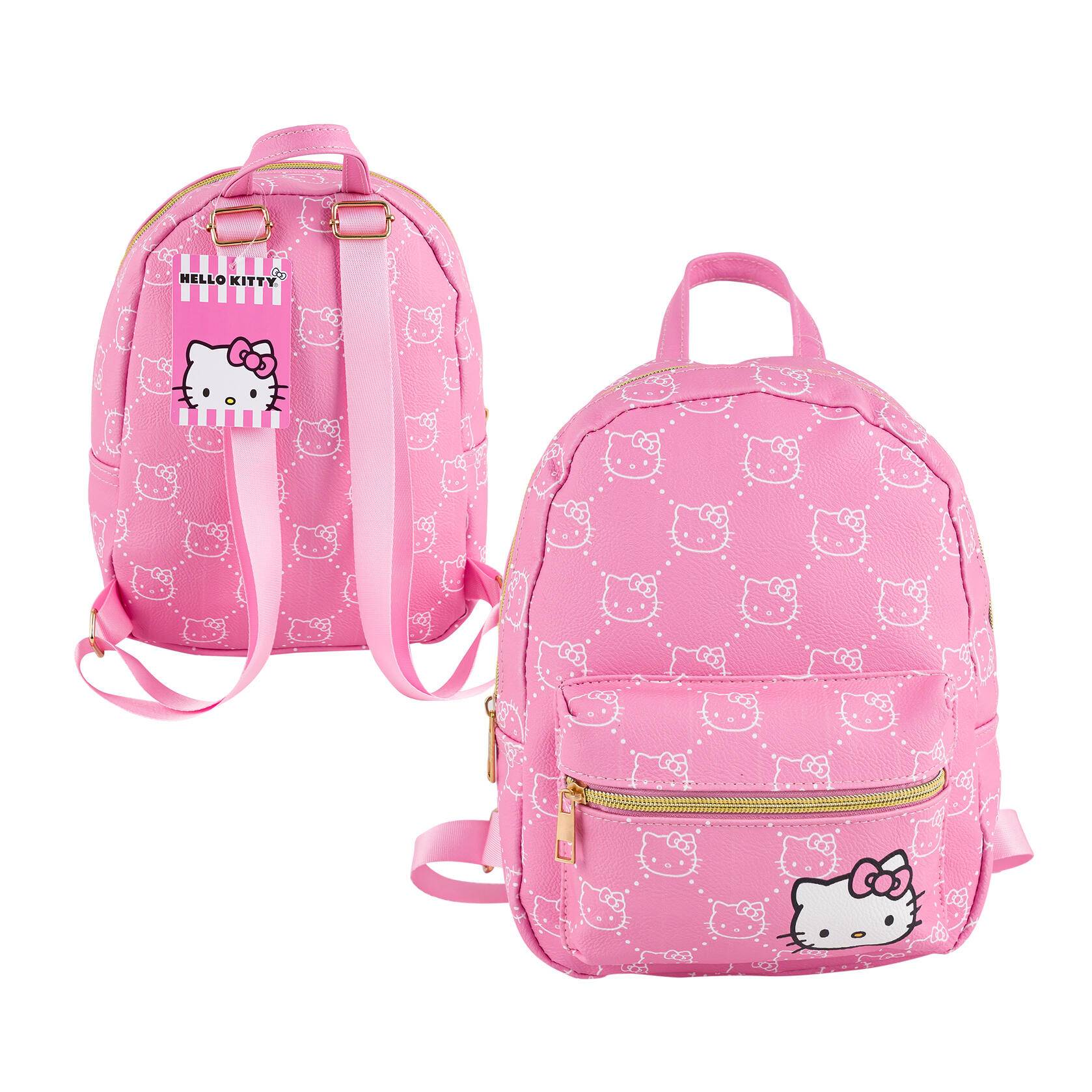Hello Kitty 10" Mini Backpack with Adjustable Strap - Pink - Image 2